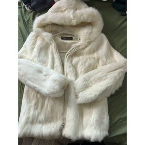 LVintage Jacques saint Laurent Rabbit Fur Coat